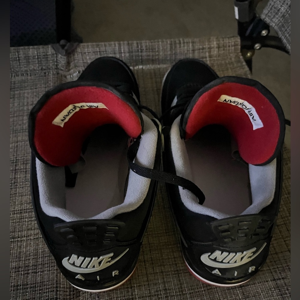 Nike Black and Red Sneakers for Active Lifestyle
